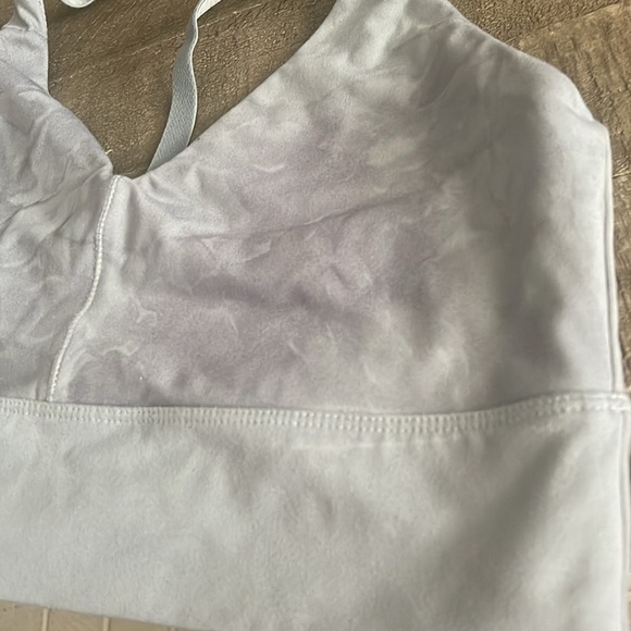 Alphalete Women's Light Blue Sports Bra - Picture 3 of 4